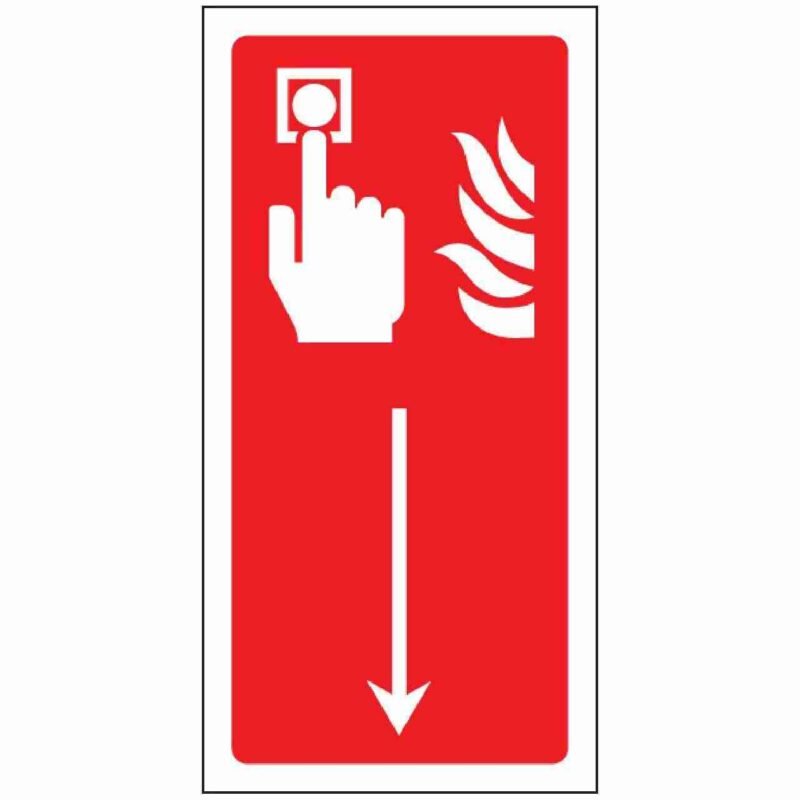 Call Point Down Arrow Sign