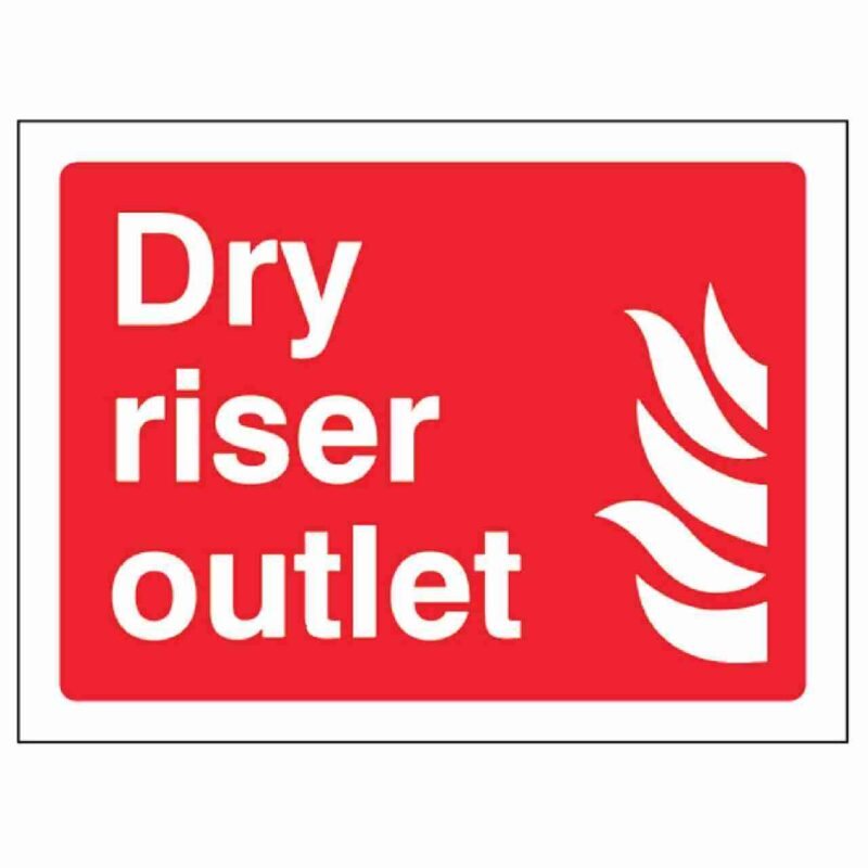 Dry Riser Outlet Sign