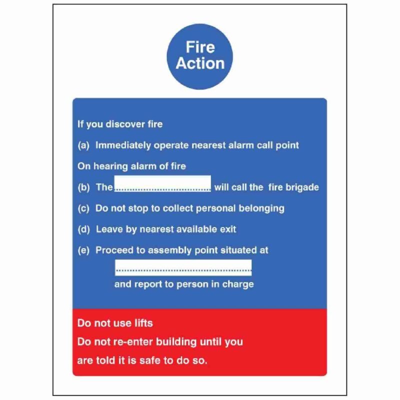 Fire Action Brigade Called Manually Standard