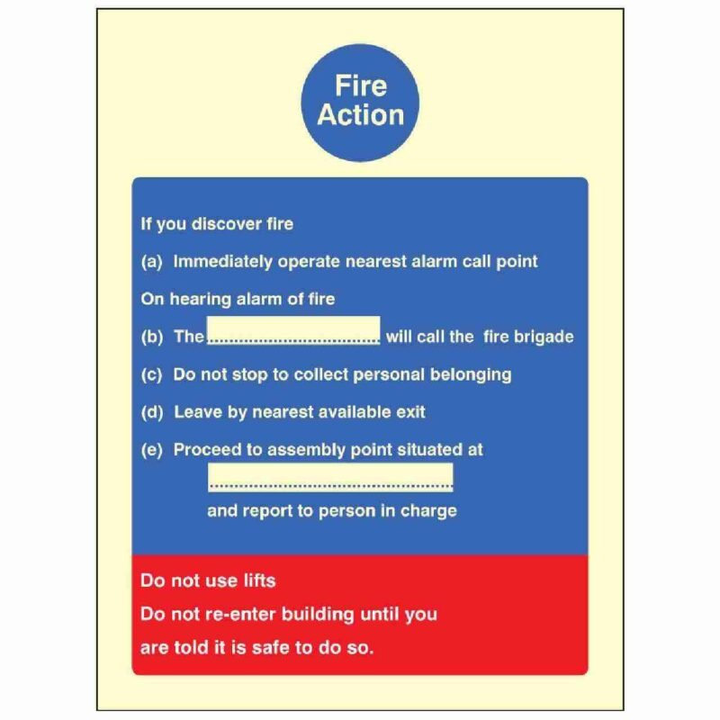 Fire Action Brigade Called Manually Standard