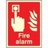 Fire Alarm Sign Luminescent