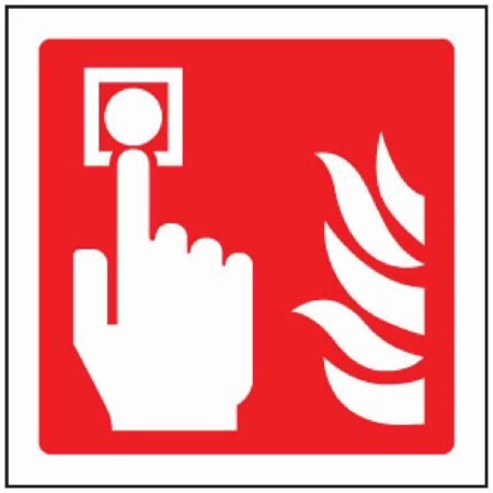 Fire Alarm Call Point - No Text