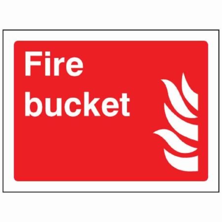 Fire Bucket Sign