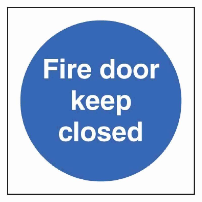 Fire Door Keep Closed Sign