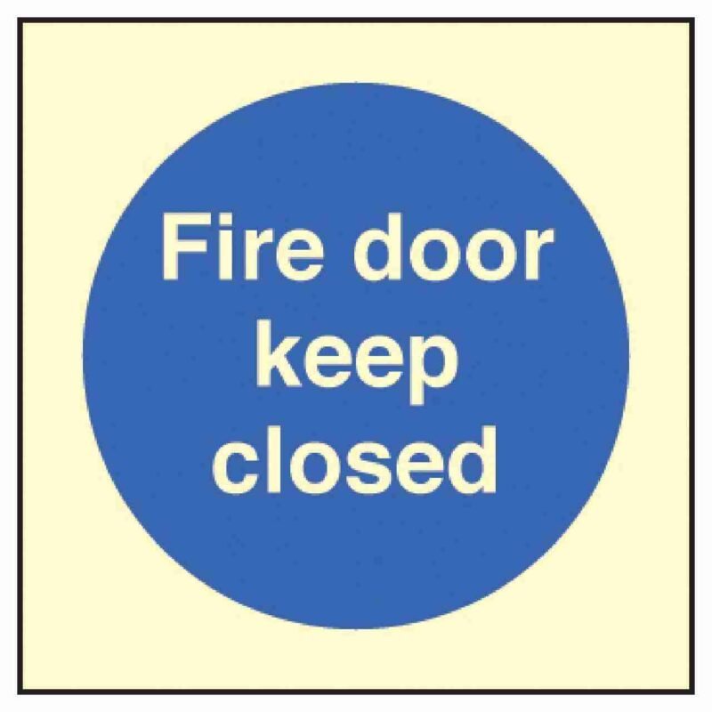 Fire Door Keep Closed Sign