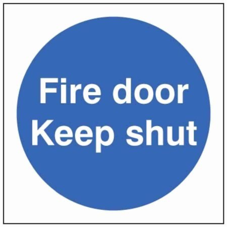 Fire Door Keep Shut Sign