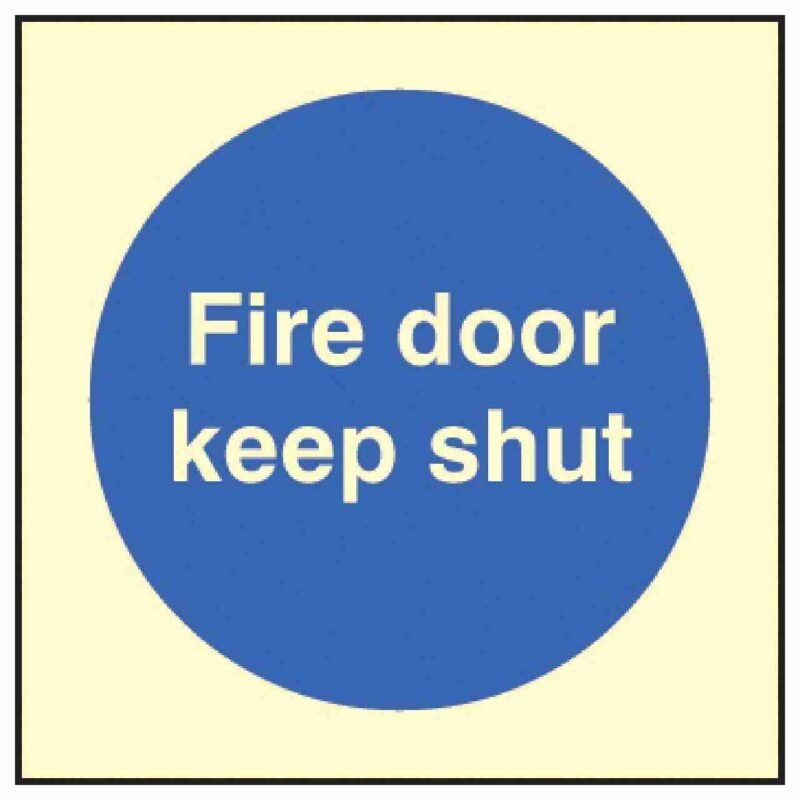 Fire Door Keep Shut Sign