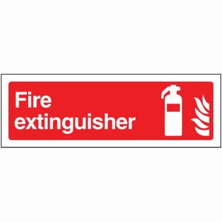 Fire Extinguisher Horizontal Sign