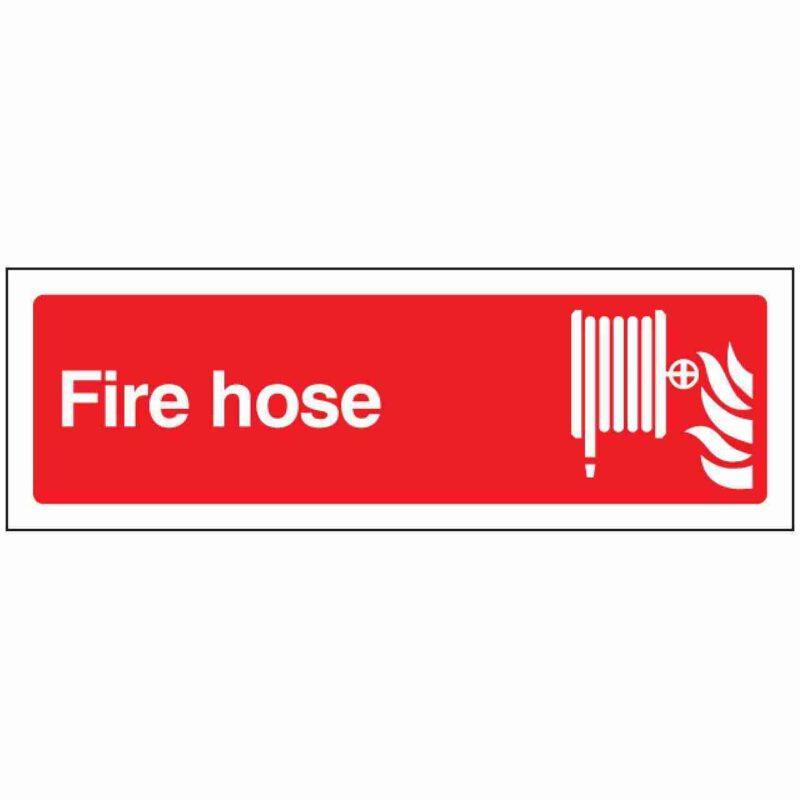 Fire Hose Horizontal Sign