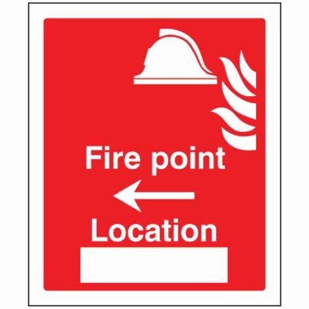 Fire Point Arrow Left Sign