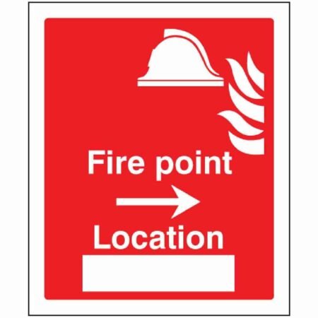 Fire Point Arrow Right Sign