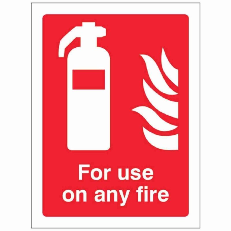 For Use On Any Fire Sign