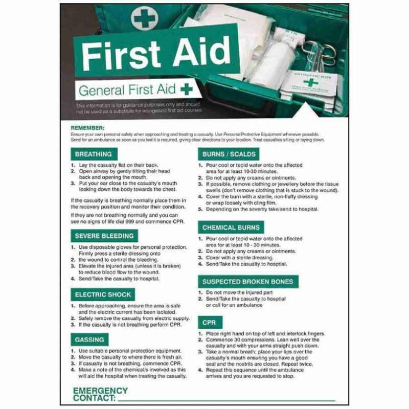 General First Aid Poster