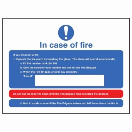 In Case Of Fire