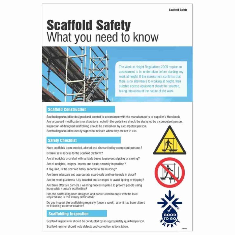 Scaffold Safety poster