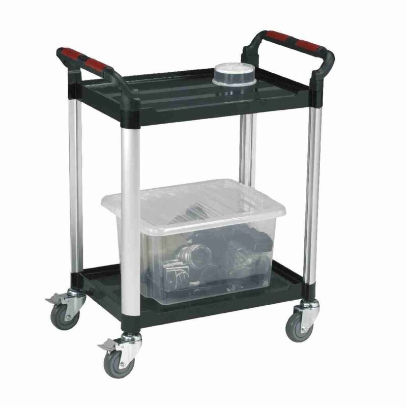 2 Tier Utility Tray Trolley