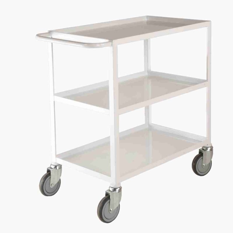 3 Tier Economy Fixed Steel Trolley