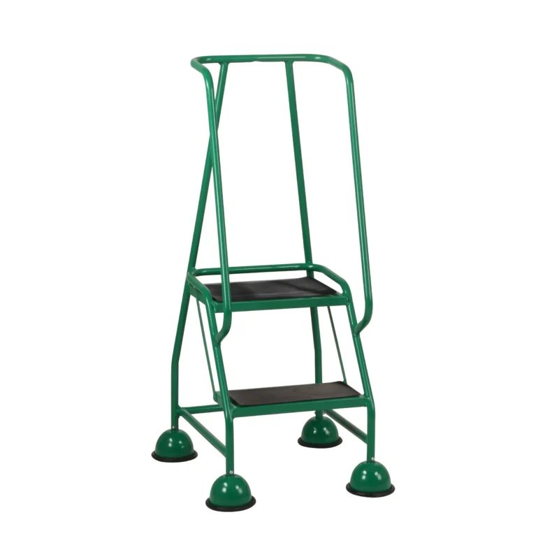 Steptek Classic Colour 2 Tread Mobile Steps Green