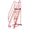 Quality Red Range Mobile Steps | Aluminium Treads