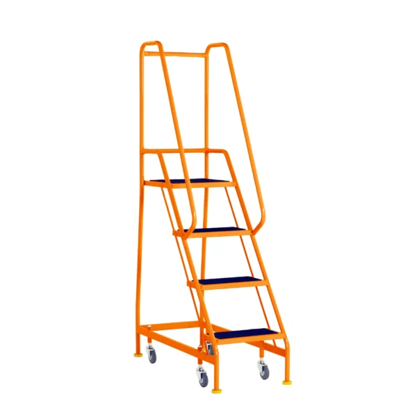4 Tread Narrow Aisle Mobile Steps – Steptek