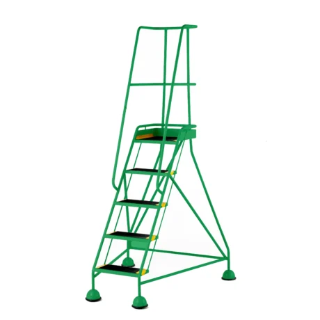 Classic Colour - British Standard - Warehouse Mobile Steps - 5 Tread