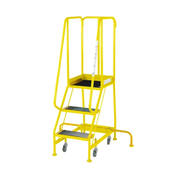 3 Tread Narrow Aisle Safety Steps (BS Certified) – Steptek