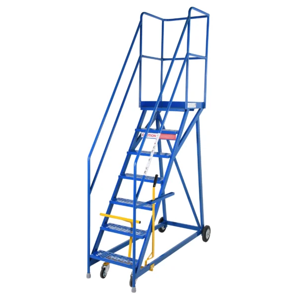 Heavy Duty Narrow Warehouse Steps - Rubber Treads