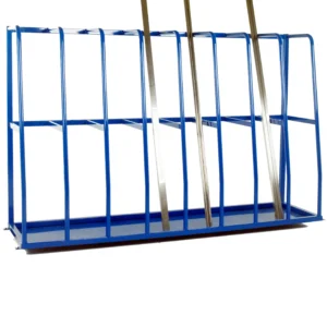 Vertical Metal Bar | Timber Rack | 8 Bays