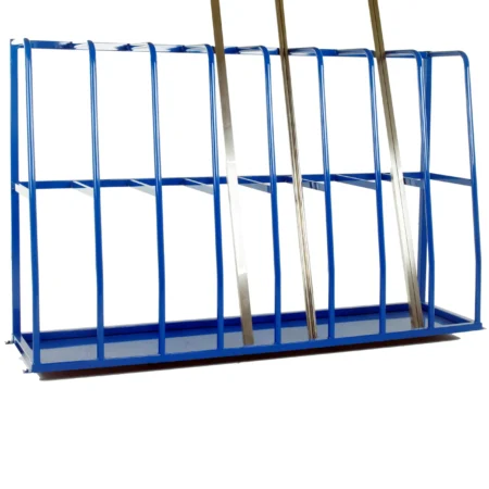 Vertical Metal Bar | Timber Rack | 8 Bays