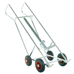 Loadtek Manual Pallet Loading Drum Lifter - 300kg Load - 4 Wheel - Zinc Plated