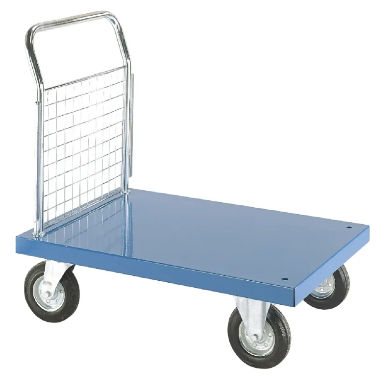 Loadtek Heavy Duty Colour Range Platform Truck Trolley - Platform & Single End - 700kg Load