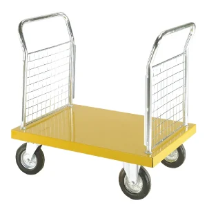 Loadtek Heavy Duty Colour Range Platform Truck Trolley - Platform & Double End - 700kg Load