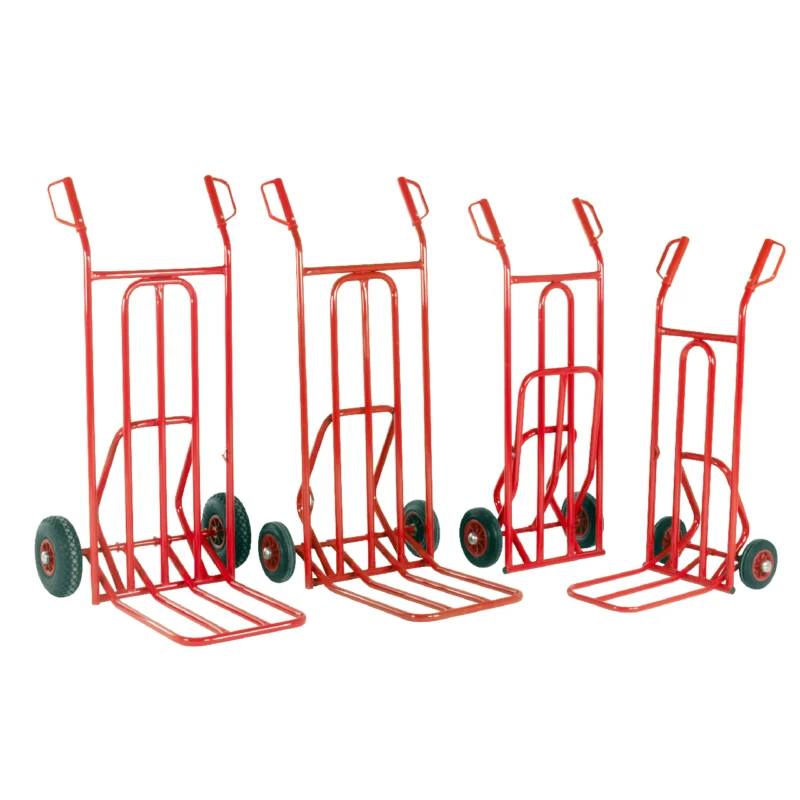 Loadtek Folding Toe Sack Truck - 150kg Load - Solid Rubber Tyres Group