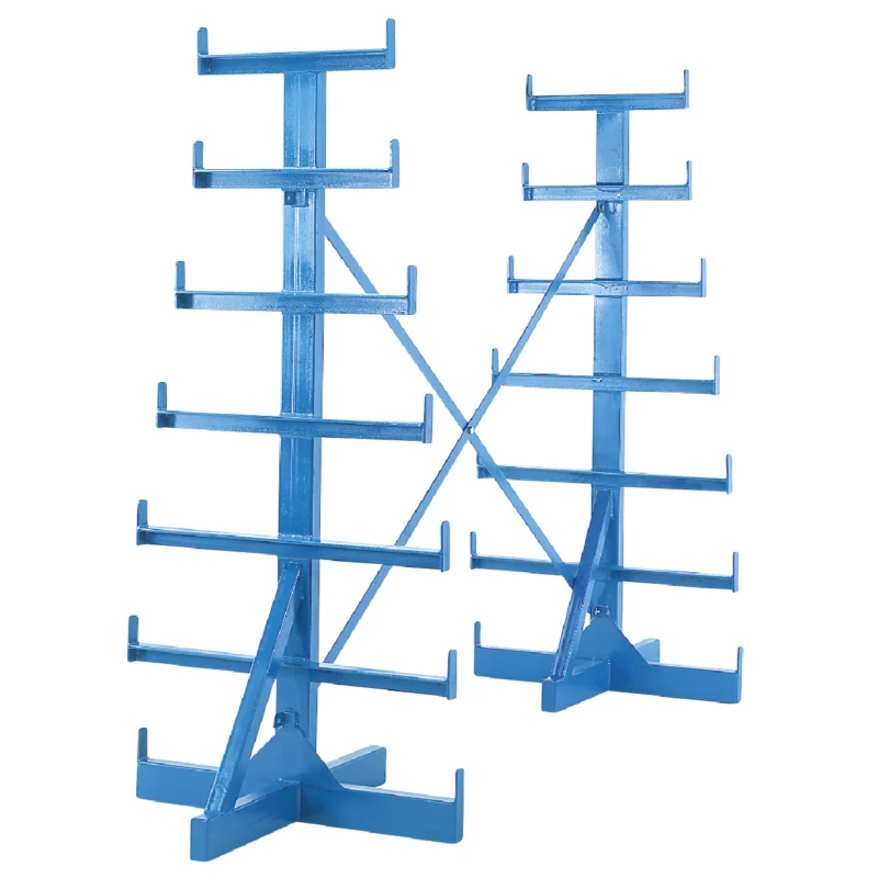 Loadtek Horizontal Sheet Metal Timber Bar Racking - Double Sided Bay