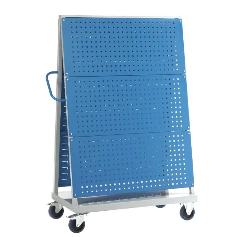 Loadtek Double Sided A Frame Tool Louvre Panel Trolley - 3 Louvre Panel High