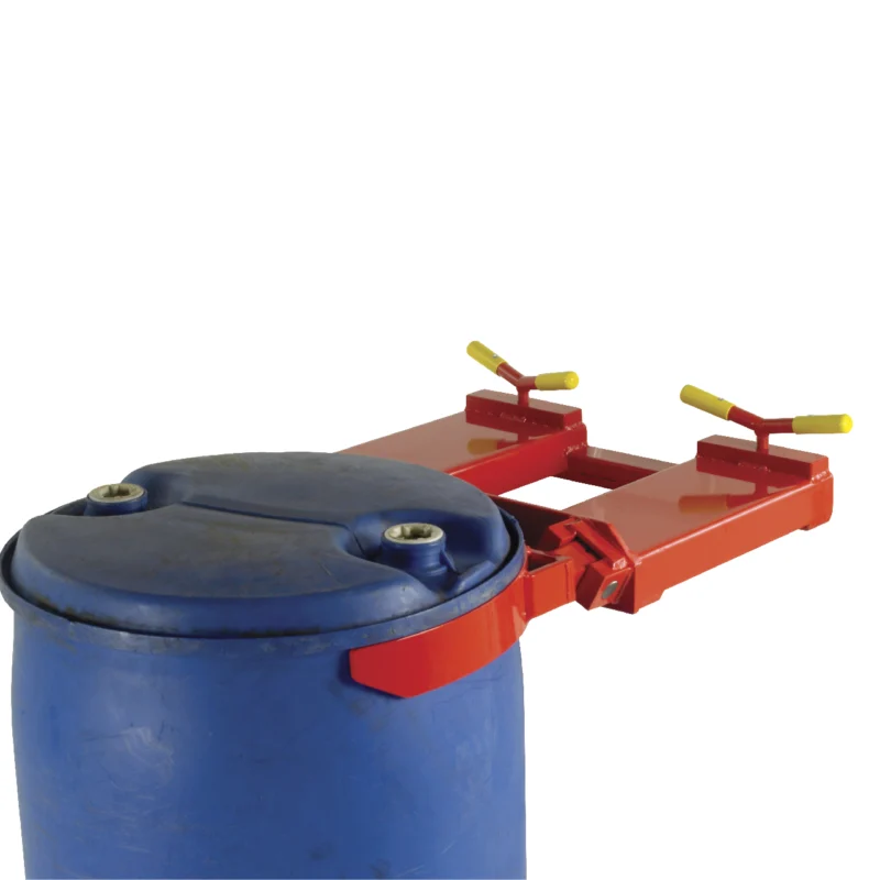 Loadtek Forklift Plastic Drum Clamp - 500kg Load