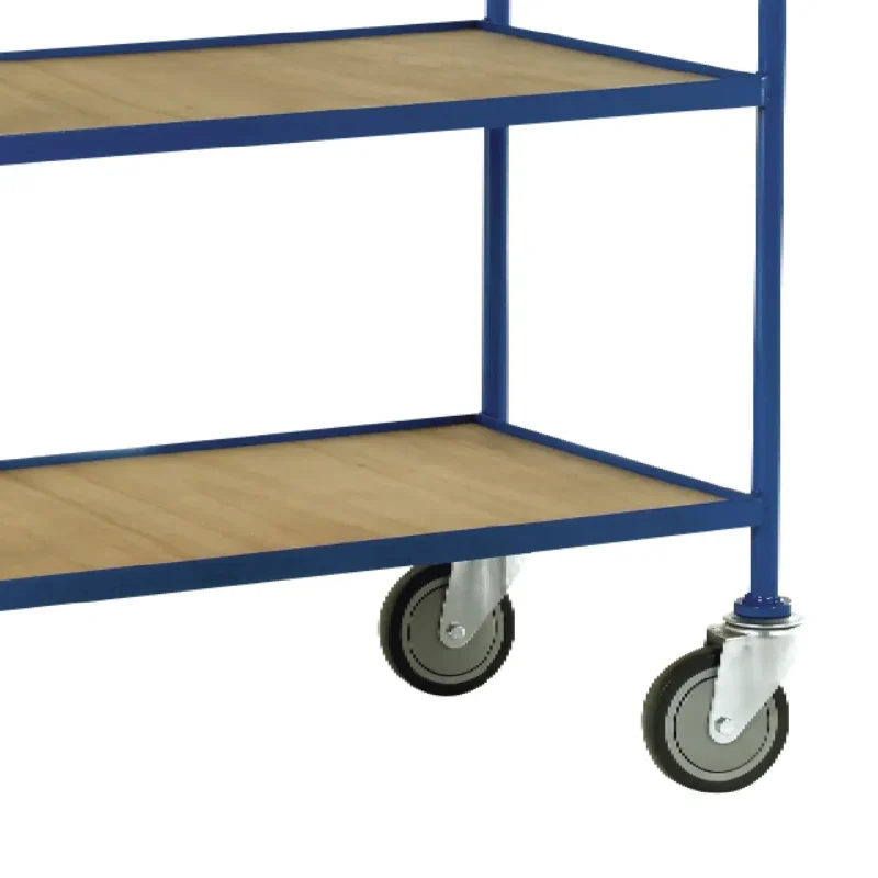 Loadtek Medium Duty Service Tray Trolley - 2 Tier Plywood