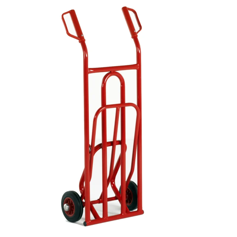 Loadtek Folding Toe Sack Truck - 150kg Load - Solid Rubber Tyres