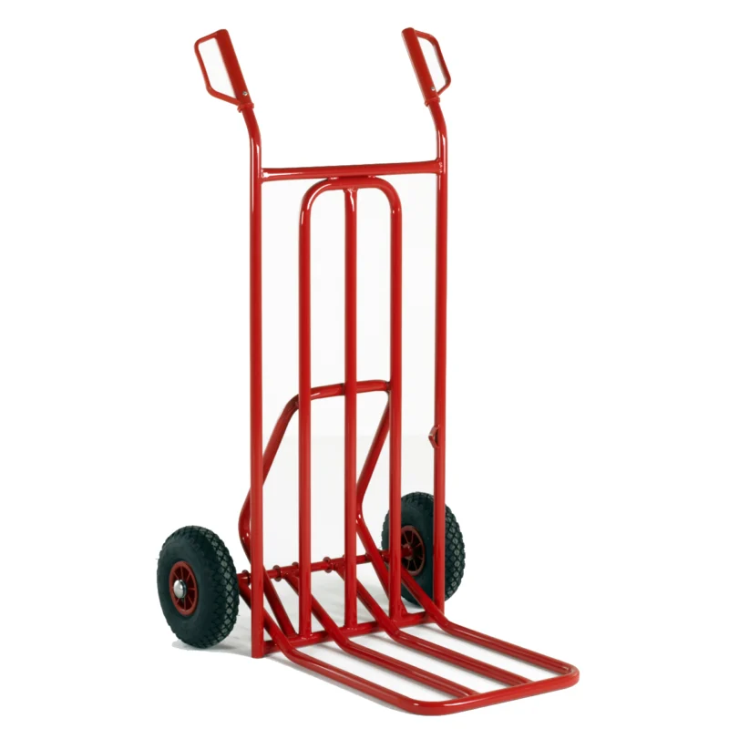 Loadtek Folding Toe Sack Truck - 250kg Load - Pneumatic Tyres