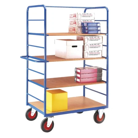 Loadtek Heavy Duty Shelf Truck Trolley - 4 Tier - 500kg Load