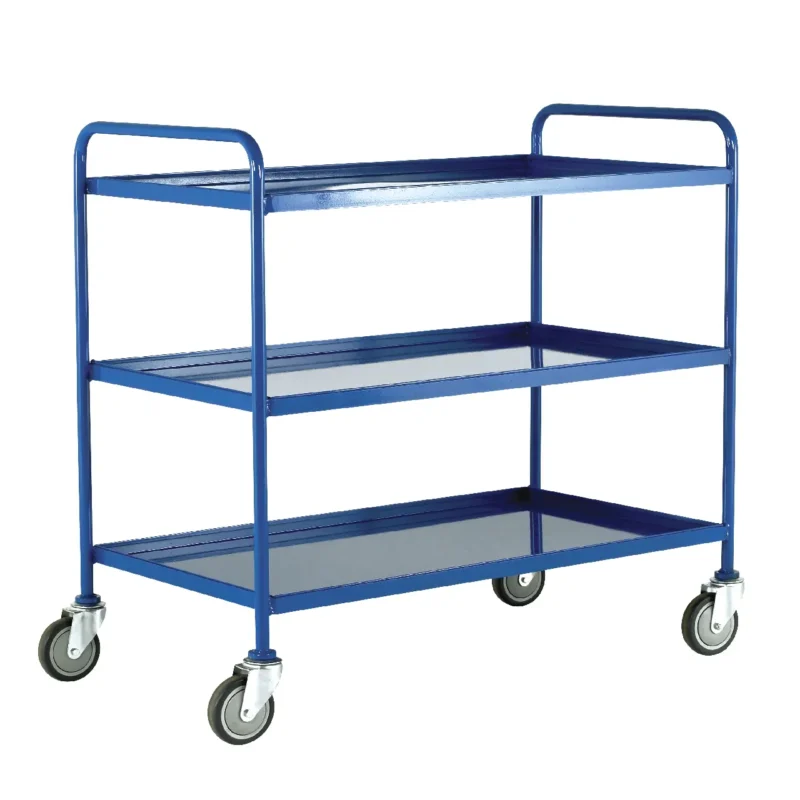 Loadtek Medium Duty Service Tray Trolley - 3 Tier - 150kg Load