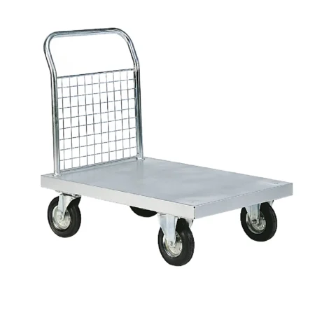 Loadtek Heavy Duty Zinc Plated Platform Truck Trolley - Platform & Single End - 700kg Load