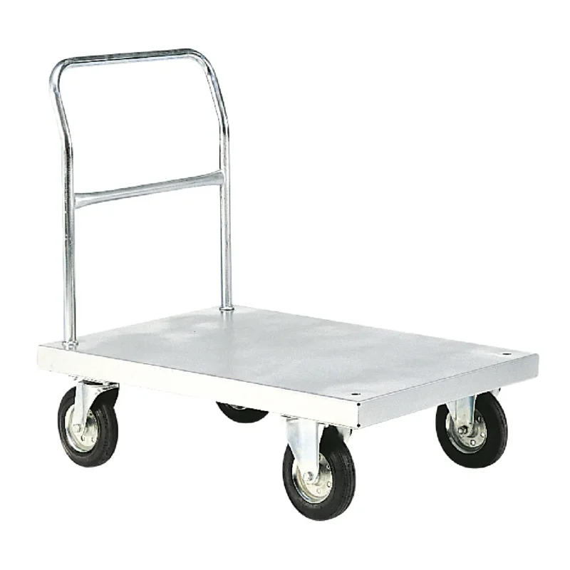 Loadtek Heavy Duty Zinc Plated Platform Truck Trolley - Platform & Single Tube End - 700kg Load