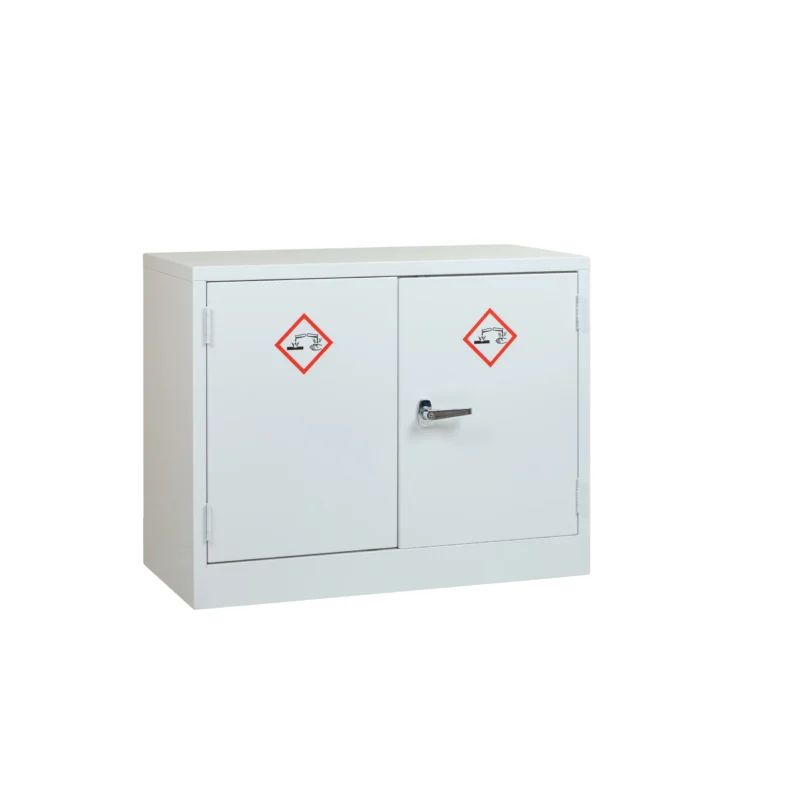 Redditek Corrosive Acid / Alkali COSHH Cabinet – Floor Standing – 712H x 915W x 457D