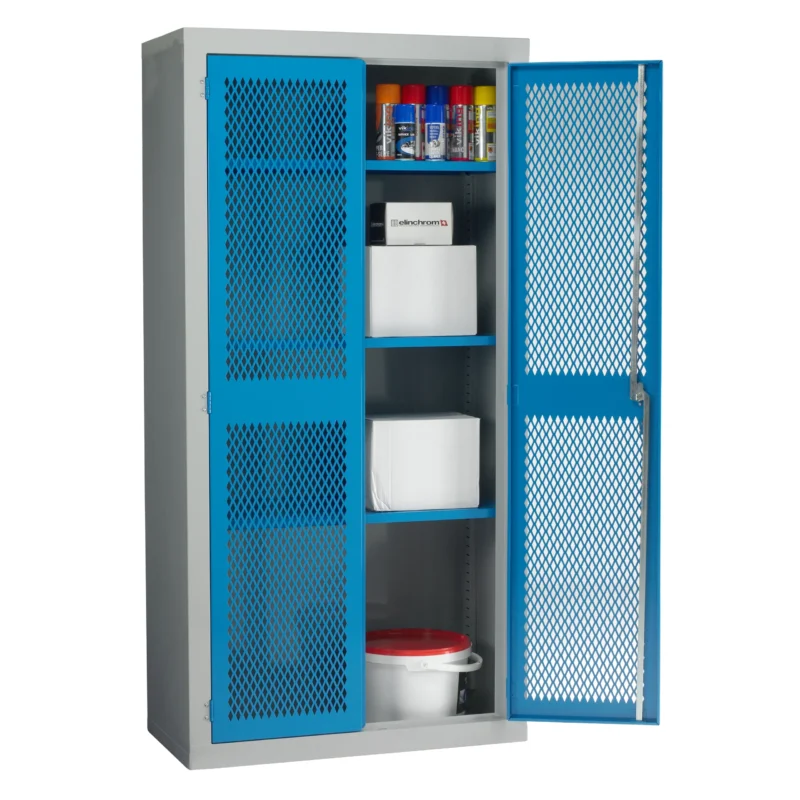 Mesh Door Cabinet | 1830H x 915W x 457D