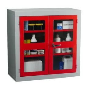 Clear Door Cabinet | Vision Panel | 915H x 915W x 457D