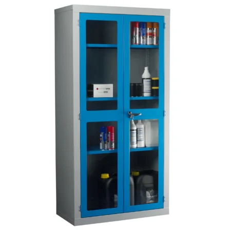 Clear Door Cabinet | Vision Panel | 1830H x 915W x 457D