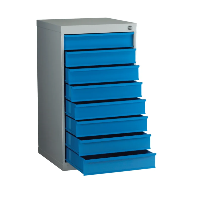 Euro Cabinet 900 Series | Single Floor Standing | 8 Drawer