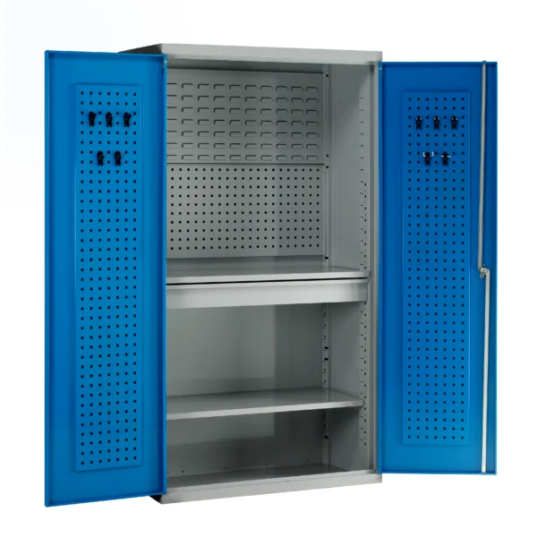 Euro Tall Cabinet | Complete Kit A | Drawer & Shelves & Louvre Panel