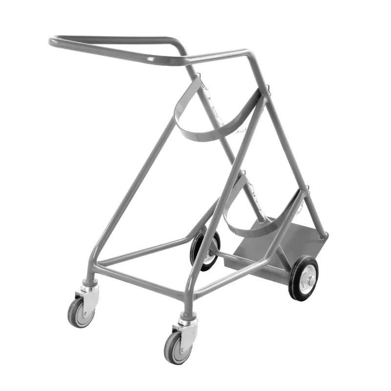 Oxygen Cylinder Trolley | 4 Wheel